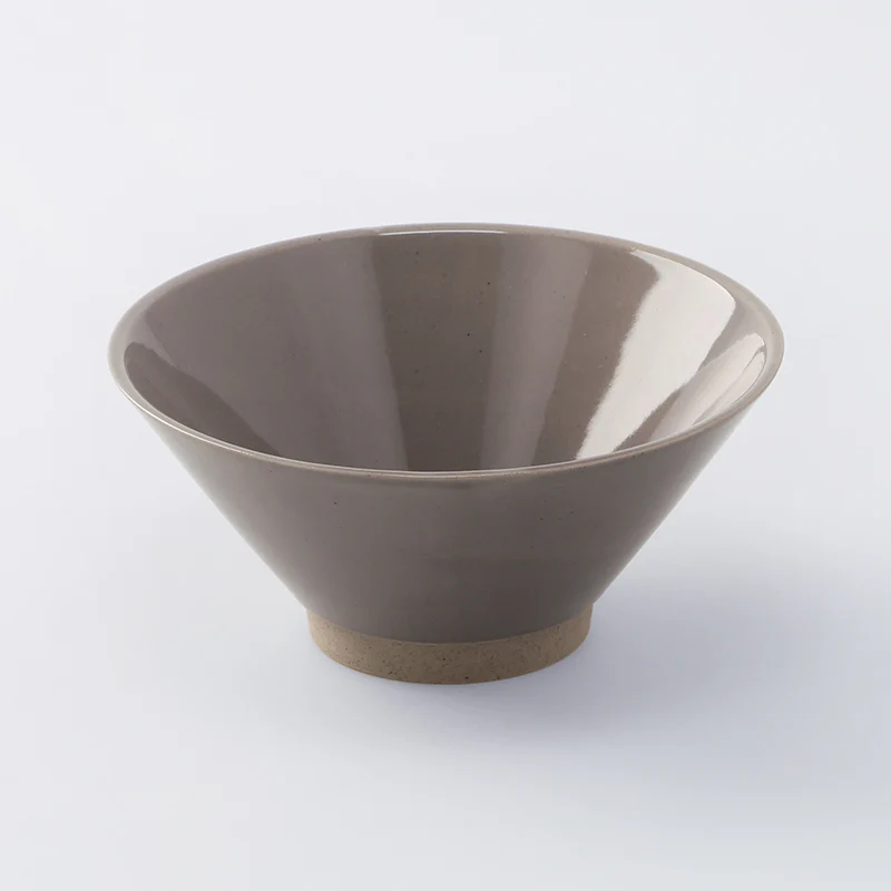 カコミ　茶碗　グレー