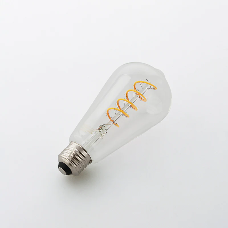 ＬＥＤスパイラルフィラメント電球（２０Ｗ形相当、電球色、エジソン形）