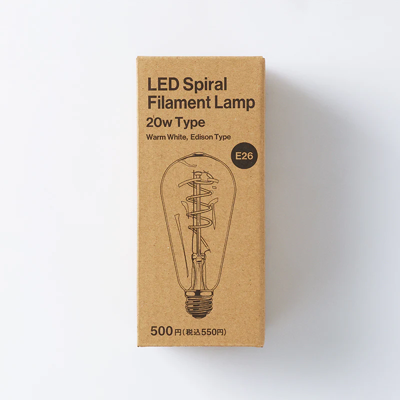 ＬＥＤスパイラルフィラメント電球（２０Ｗ形相当、電球色、エジソン形） - Image 3