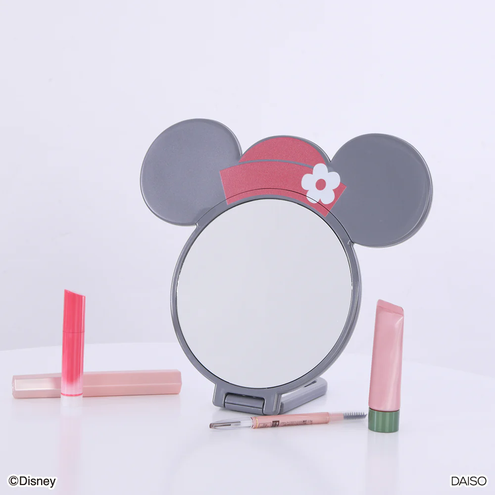 ダイカットハンドミラー（ミニー）グレー - Image 5