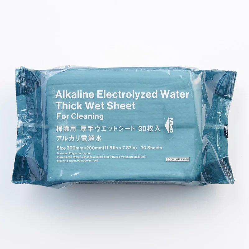 掃除用厚手ウエットシート　３０枚入　アルカリ電解水 - Image 4