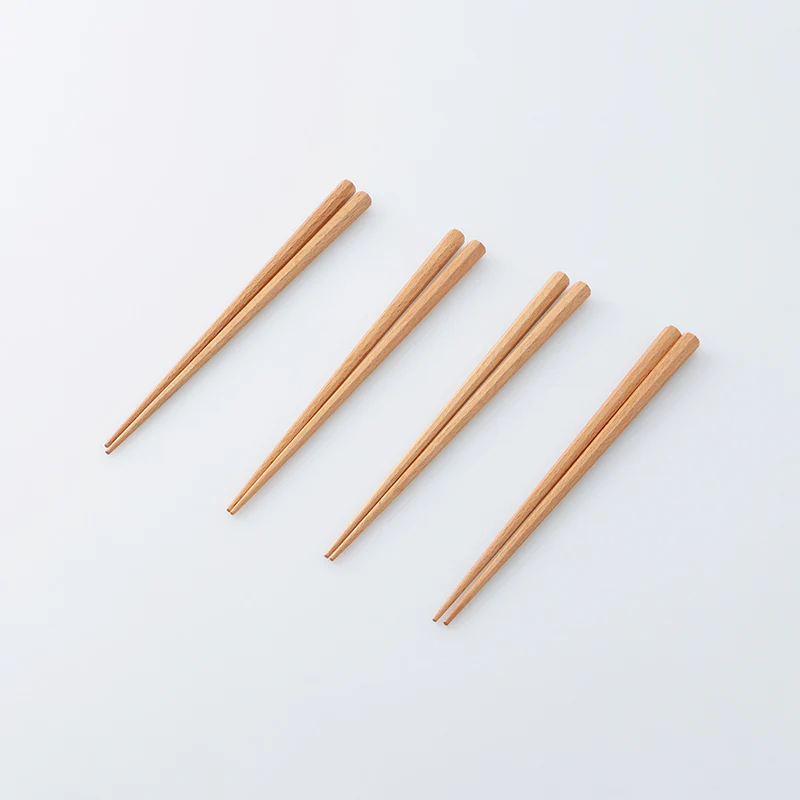 天然木箸４膳セット（八角） - Image 2