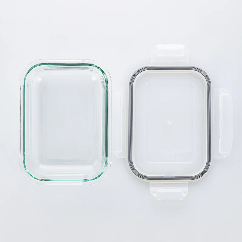 レンジＯＫ耐熱ガラス密閉容器（レクタングル型）６３０ｍＬ - Image 3