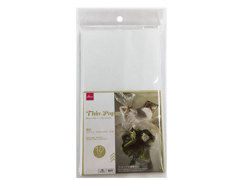 薄紙（ホワイト、１０枚）
