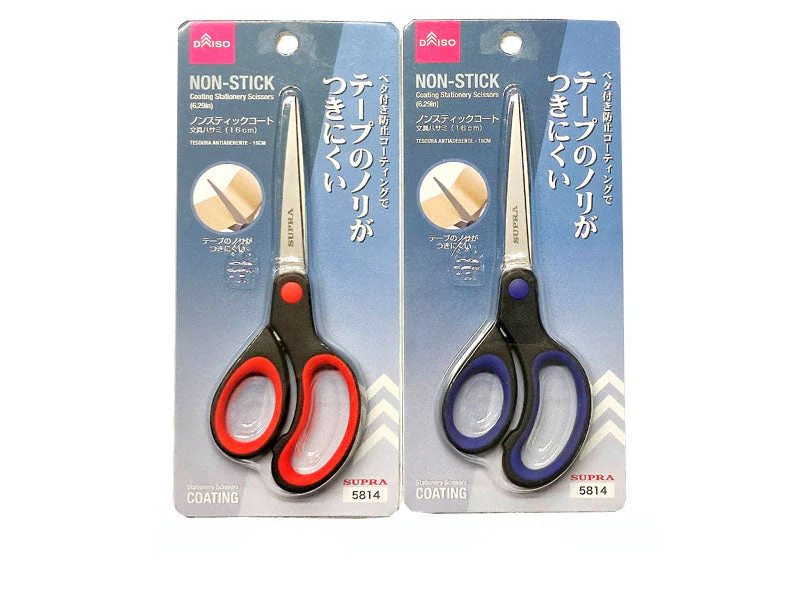 ノンスティックコート文具ハサミ１６ｃｍ