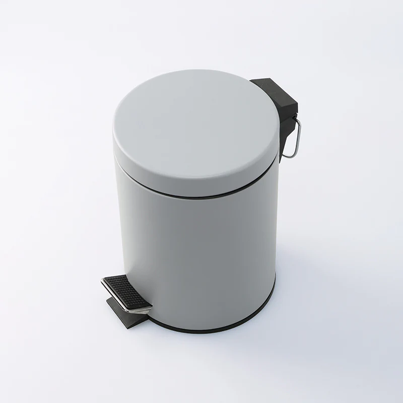 ペダルペール式ゴミ箱（スチール）