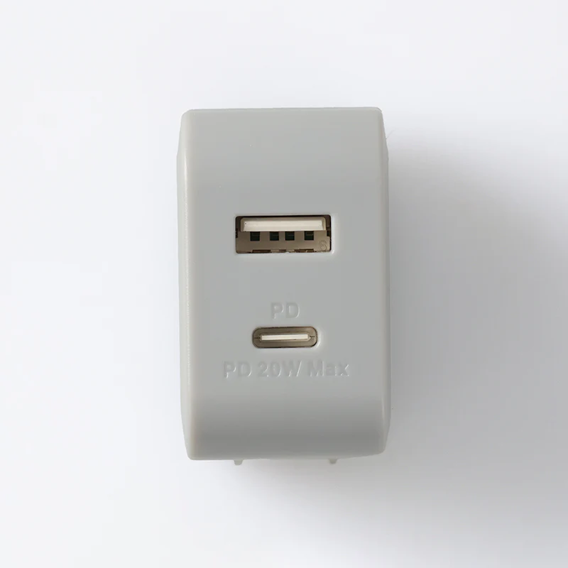 ＵＳＢ充電器（ＰＯＷＥＲ　ＤＥＬＩＶＥＲＹ２０Ｗ、ＴＹＰＥーＡ＋ＴＹＰＥーＣ、ＧＹ） - Image 2