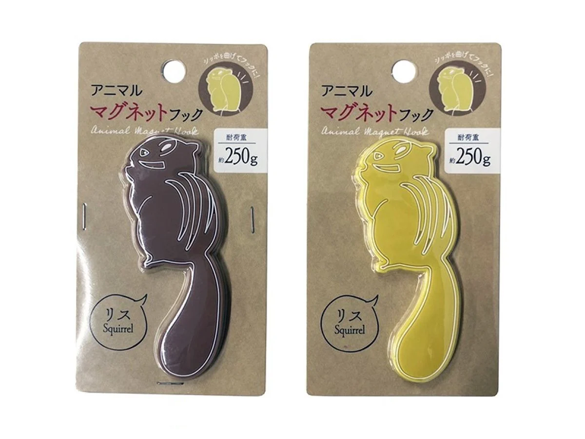 アニマルマグネットフック　リス