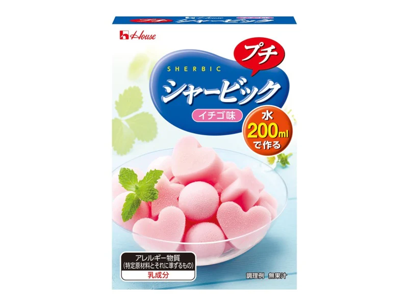 ハウス食品 プチシャービック イチゴ味 ４３ｇ