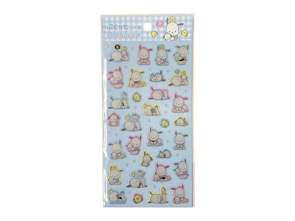 ぷくっとシール　ポチャッコ